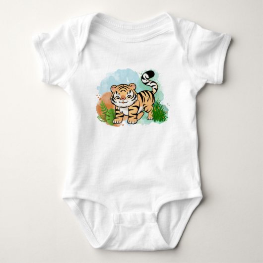 Tijger Baby Romper (Voorkant)