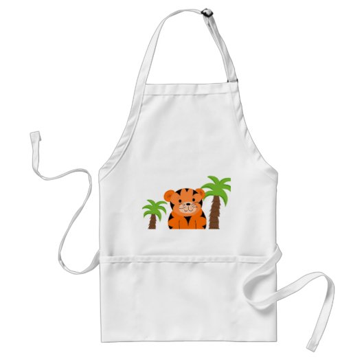 Tijger Baby Standaard Schort (Voorkant)