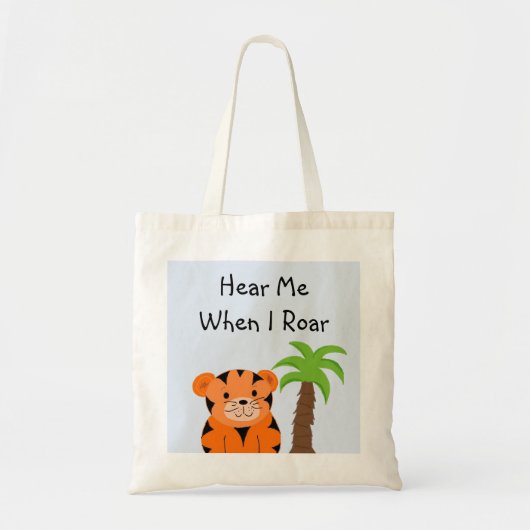 Tijger Baby Tote Bag (Voorkant)