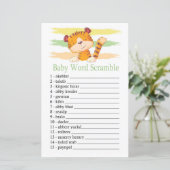 Tijger Baby woord kluis spel (Staand voorkant)