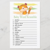 Tijger Baby woord kluis spel (Voorkant)