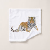 tijger bad handdoek (Wasdoekje)