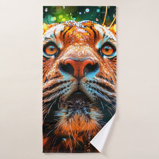 tijger badhanddoek (Badhanddoek)