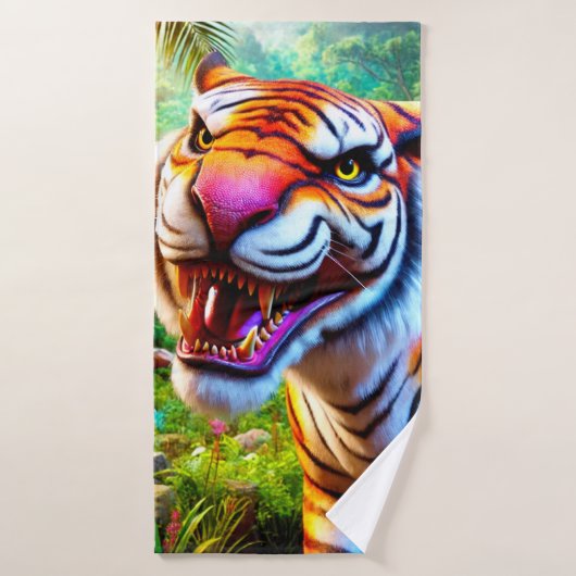 tijger badhanddoek (Badhanddoek)