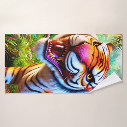 tijger badhanddoek (Badhanddoek)