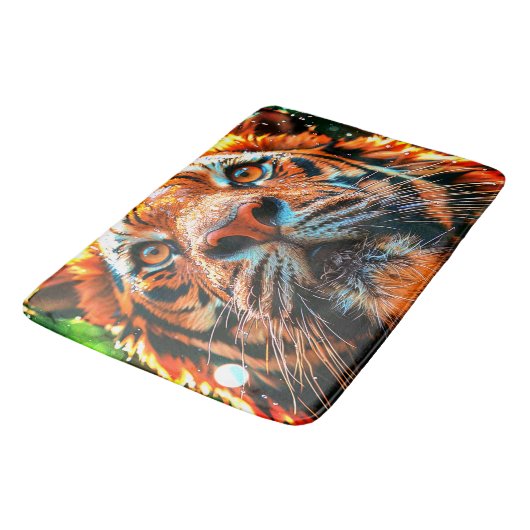 tijger badmat (Gekanteld)