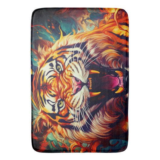 tijger badmat (Voorkant Verticaal)