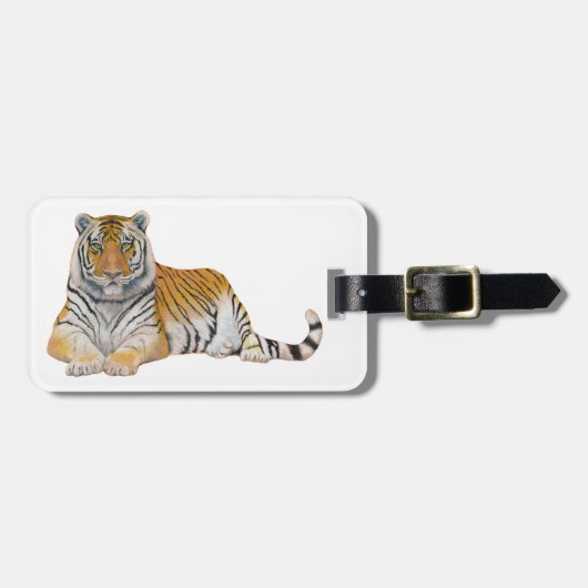 tijger bagagelabel (Voorkant horizontaal)