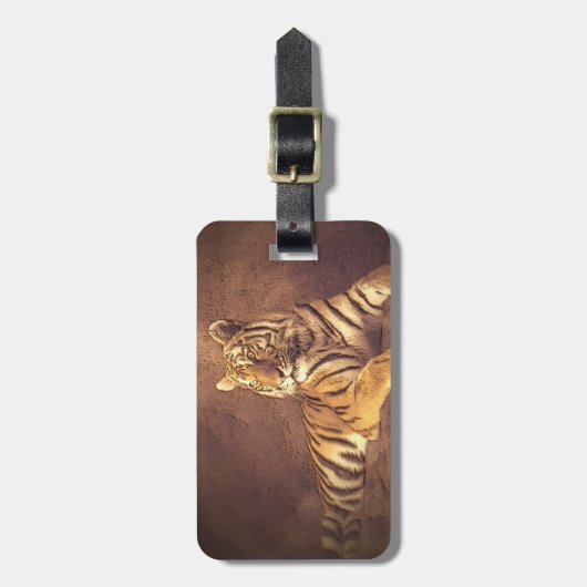 tijger bagagelabel (Voorkant verticaal)