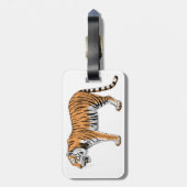tijger bagagelabel (Achterkant verticaal)
