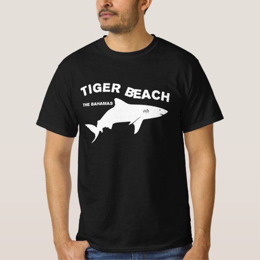 Tijger Beach - De Bahama's | Duiken met haaien T-shirt (Voorkant)