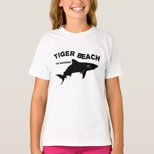 Tijger Beach - De Bahama's | Duiken met haaien T-shirt (Voorkant)