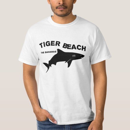 Tijger Beach - De Bahama's | Duiken met haaien T-shirt (Voorkant)