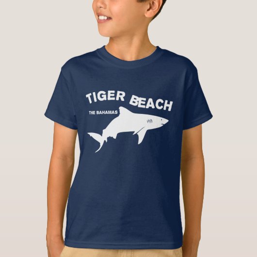 Tijger Beach - De Bahama's | Duiken met haaien T-shirt (Voorkant)