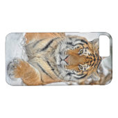Tijger Beauty in sneeuw Case-Mate iPhone Case (Achterkant (Horizontaal))