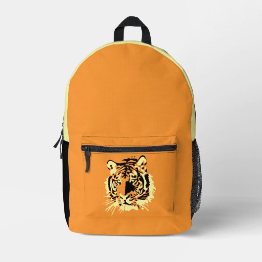 Tijger Bedrukte Rugzak (Voorkant)