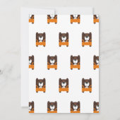 Tijger beer dierensafari Wild Een 1e Verjaardag Kaart (Achterkant)