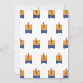 Tijger beer dierensafari Wild Een 1e Verjaardag Kaart (Achterkant)