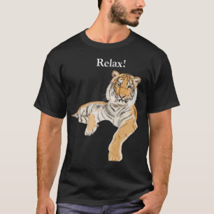 Tijger bewerkbaar t-shirt