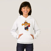 Tijger bij de vechtkunst Karate (Voorkant volledig)