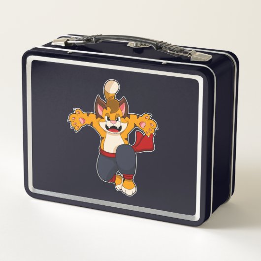 Tijger bij de vechtkunst Karate (Achterkant)