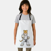 Tijger bij de vechtkunst Karate Schort (Insitu)