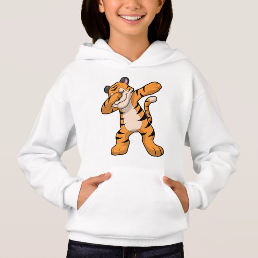 Tijger bij Hip Hop Dance Dab (Voorkant)