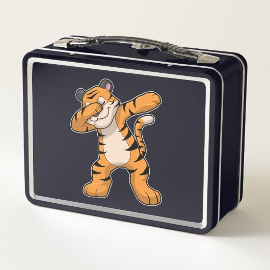 Tijger bij Hip Hop Dance Dab (Achterkant)