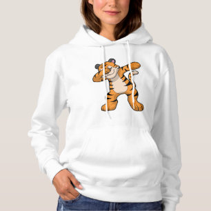 Tijger bij Hip Hop Dance Dab Hoodie