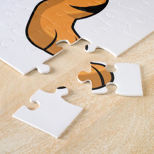 Tijger bij Hip Hop Dance Dab Legpuzzel (Zijkant)