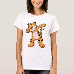 Tijger bij Hip Hop Dance Dab T-shirt