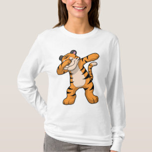 Tijger bij Hip Hop Dance Dab T-shirt