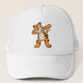 Tijger bij Hip Hop Dance Dab Trucker Pet (Voorkant)