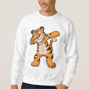Tijger bij Hip Hop Dance Dab Trui