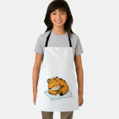 Tijger bij slapen met piloot schort (Insitu)