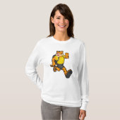 Tijger bij uitvoering met rugzak t-shirt (Voorkant volledig)