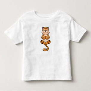 Tijger bij Yoga Fitness Kinder Shirts