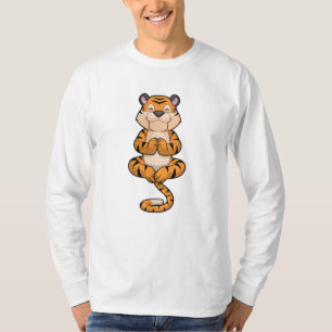 Tijger bij Yoga Fitness T-shirt
