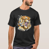 Tijger Binnen Grafisch T-shirt (Voorkant)