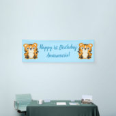 Tijger Birthday Party Spandoek (Beurs)