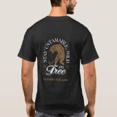 Tijger, blijf onvervalsbaar, wild en vrij 20XX T-shirt (Achterkant)