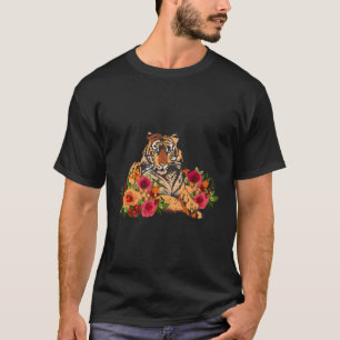 Tijger Bloem Dier Voor Chinese Tijger T-shirt