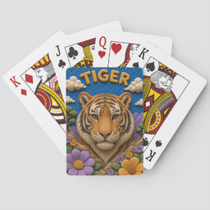 Tijger Bloem Helling Modern KlayKoo Pokerkaarten