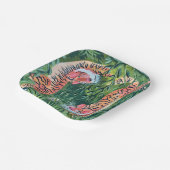 Tijger borden papieren bordje (Gebogen)