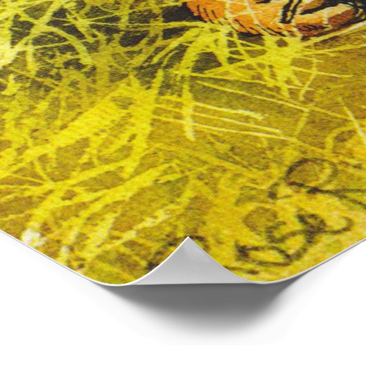 Tijger Bossen Poster (Hoek)