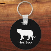 Tijger Bossen Sleutelhanger (Voorkant)