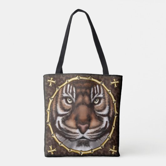 Tijger Botten Tote Bag (Achterkant)