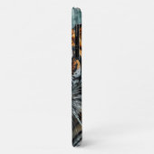 tijger breekt door Case-Mate iPhone case (Achterkant/links)