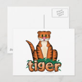 TIJGER! BRIEFKAART (Voorkant / Achterkant)