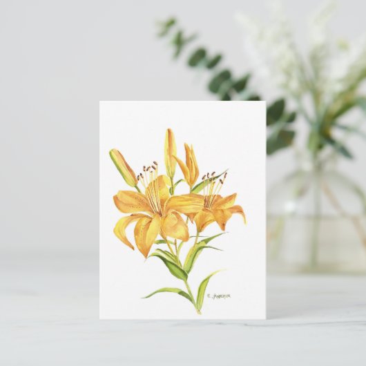 Tijger Briefkaart (Staand voorkant)